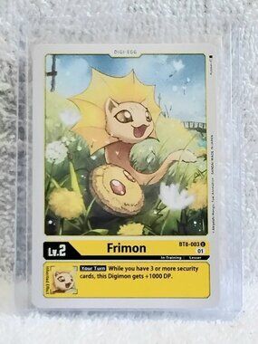5/$20 Mint Digimon Frimon Digi-Egg Card BT8-003 U by Bandai!!